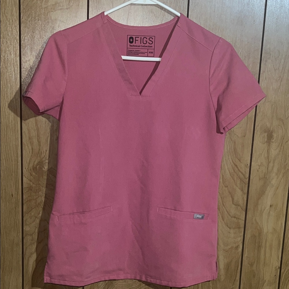 Mauve Figs Top and Jogger Scrub Set
